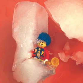 lego in ice