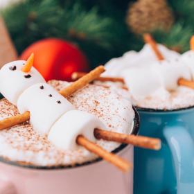 Snowman hot chocolate